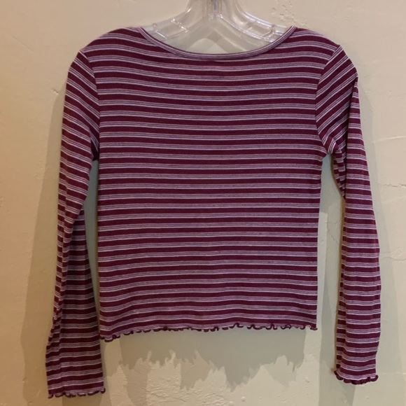 Justice girls long sleeve cotton top. - Picture 2 of 6